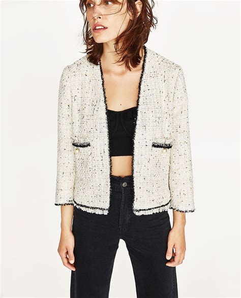 chaqueta chanel zara